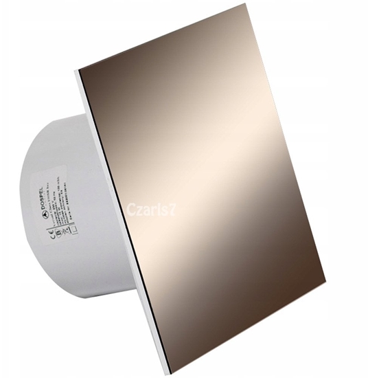 Изображение Wentylator domowy fi 120mm 230V 17W 46dB 150m3/h beowy VERONI GLASS WCH 007-7613C