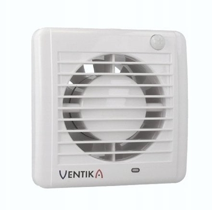 Attēls no Wentylator osiowy fi 100 230V 5,5W 84m3/h 25dB oyska kulowe z czujnikiem ruchu biay SOLID SILENT D100SRCR