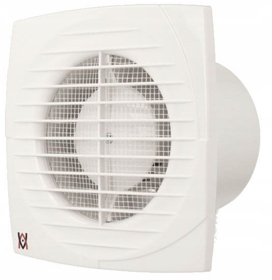 Picture of Wentylator osiowy fi125 230V 16W 180m3/h 35dB wycznikiem sznurkowy SIMPLE D125DWS
