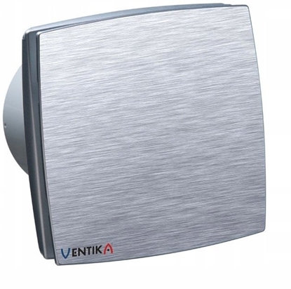 Attēls no Wentylator wycigowy fi 100 230V 14W 88m3 33dB z higrostatem i wycznikiem czasowym aluminium MODERN TEKNO D100LDAOH