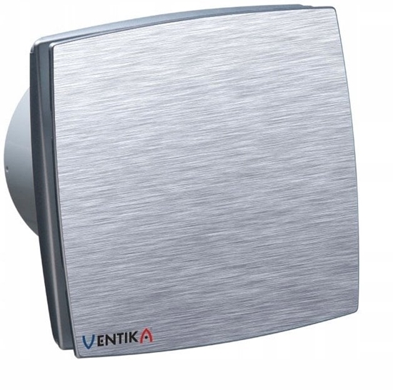 Picture of Wentylator wycigowy fi 100 230V 14W 88m3 33dB z higrostatem i wycznikiem czasowym aluminium MODERN TEKNO D100LDAOH