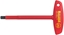 Attēls no Wiha 27928, T-handle hex key, Metric, T-handle with short arm, Chromium-vanadium steel, 4 mm, IEC 60900
