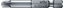 Picture of Wiha bit Professional 70 mm PlusMinus/Pozidriv 1/4'' SL/PZ2 7049XZ2070 (32497)