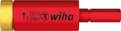 Attēls no Wiha Wiha Adapter dynamometryczny easyTorque electric do bitów slimBit i uchwytu SlimVario, w opakowaniu blistrowym 2,5 Nm 29701250 41343