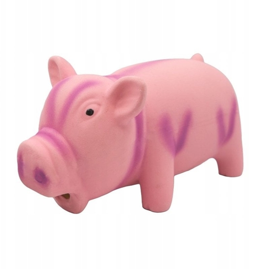 Изображение winka, zabawka dla psa, latex, róowa, z dwikiem, 15cm