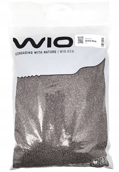 Picture of WIO Dark Artist Wetland, substrat, dla rolin, piasek ciemny,  5kg, worek