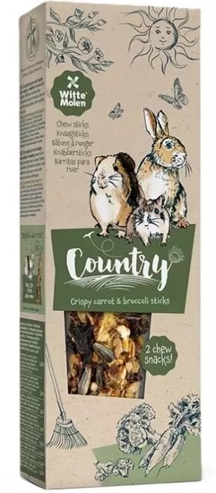 Изображение Witte Molen COUNTRY KOLBY GRYZO 110g 2szt CARROT & BROCCOLI /8