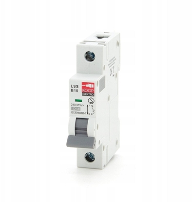 Изображение Wycznik nadprdowy 1P B 10A 6kA AC LSS B10 1P
