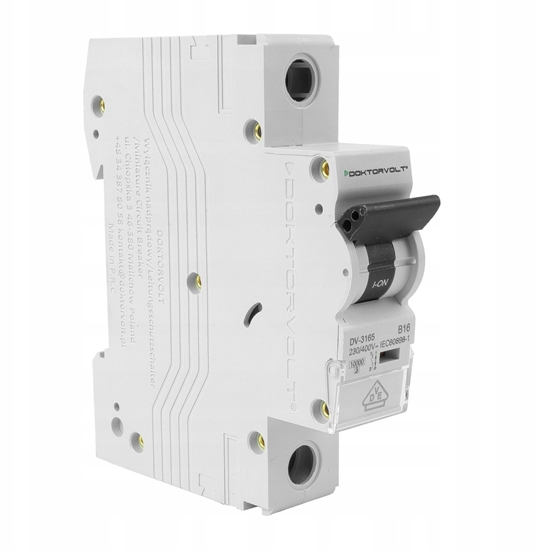 Picture of Wycznik nadprdowy 1P B 16A 10kA AC DV-3165