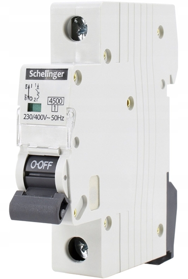 Изображение Wycznik nadprdowy 1P B 25A 4,5kA AC Schelinger A02-G7-1P-B25