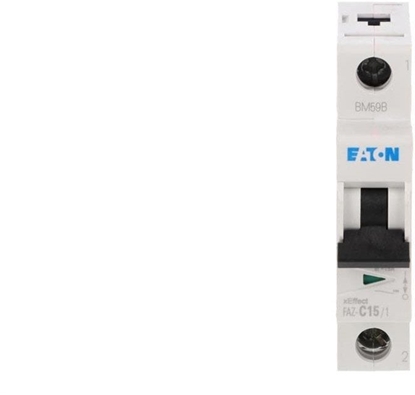 Attēls no Wycznik nadprdowy 1P C 15A 15kA AC FAZ-C15/1 278560