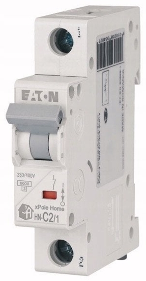Picture of Wycznik nadprdowy 1P C 2A 6kA AC HN-C2/1 EP-500762