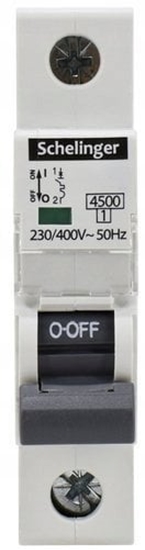 Изображение Wycznik nadprdowy 1P C 50A 4,5kA AC SCHELINGER A02-G7-1P-C50