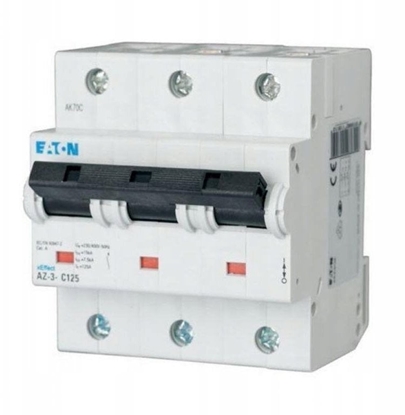 Attēls no Wycznik nadprdowy 3P B 100A 25kA AC AZ-3-B100 174513