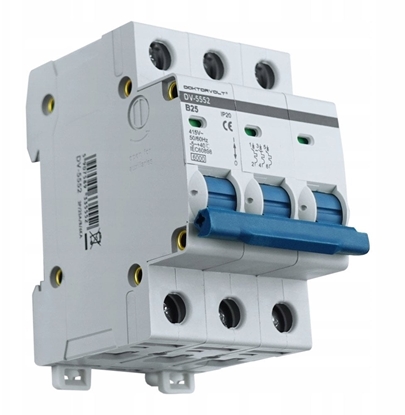 Picture of Wycznik nadprdowy 3P B 25A 6kA AC 5552