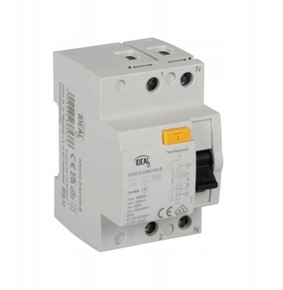 Изображение Wycznik rónicowoprdowy 2P 25A 0,03A typ B KRD10-2/25/30-B VDE 38530