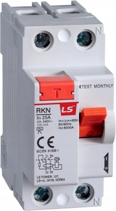 Picture of Wycznik rónicowoprdowy 2P 25A 0,1A typ A RKN2P 25A 100MAA 06220445R0