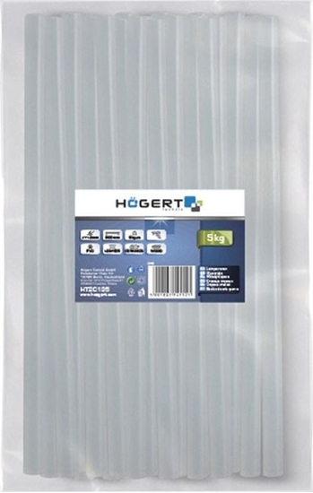 Picture of Wkady klejowe Högert Technik 11 mm x 300 mm przezroczyste 100 szt. 5 kg HT2C135