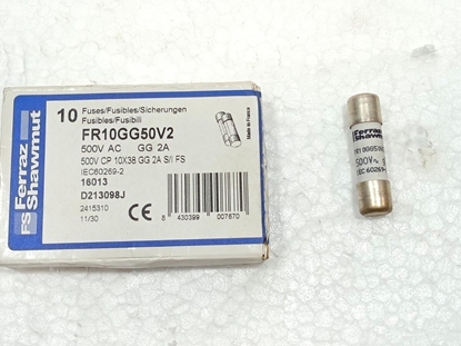 Изображение Wkadka bezpiecznikowa cylindryczna 10x38mm 500VAC gG 2A D213098