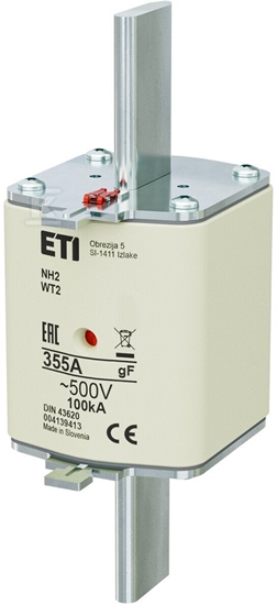Picture of Wkadka bezpiecznikowa NH2 355A gF 500V 004139413