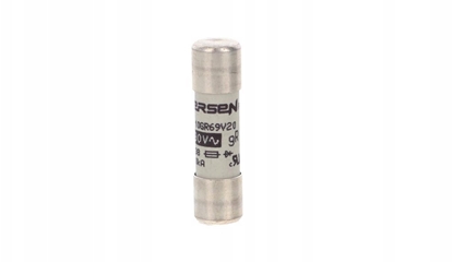 Picture of Wkadka bezpiecznikowa ultraszybka penozakresowa cylindryczna gR 690VAC 10x38 20A E1014580