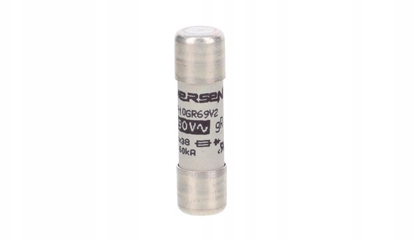 Attēls no Wkadka bezpiecznikowa ultraszybka penozakresowa cylindryczna gR 690VAC 10x38 2A Q1014567
