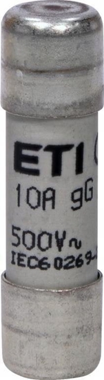 Изображение Wkadka topikowa cylindryczna CH10x38 gG 10A/500V 002651017