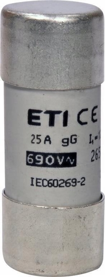 Изображение Wkadka topikowa cylindryczna CH22x58 gG 25A/690V 002651044