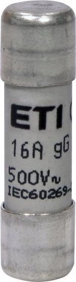 Picture of Wkadka topikowa cylindryczna ETI Polam CH10x38 gG 16A/500V 002651019