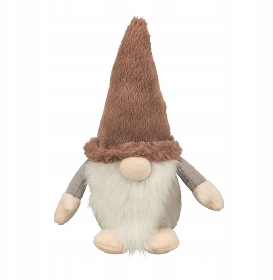 Picture of Xmas Gnom, zabawka, dla psa, plusz, 16 cm, z dwikiem