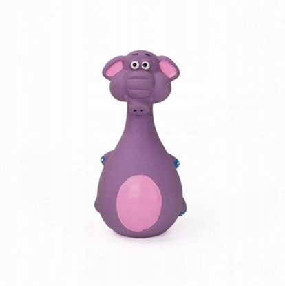 Изображение Zabawka dla psa, so, fioletowa, guma lateksowa, 13 cm