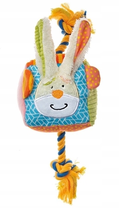 Picture of Zabawka pluszowa, dla psa, plusz/sznurek, 3,9x8,8 cm