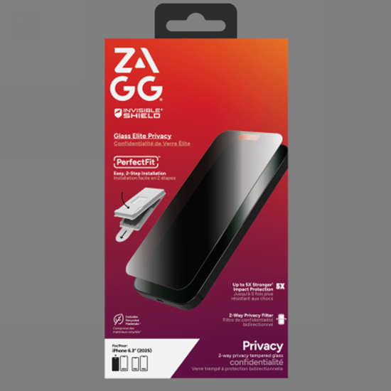 Picture of ZAGG Invisibleshield Glass Elite Privacy Glass for