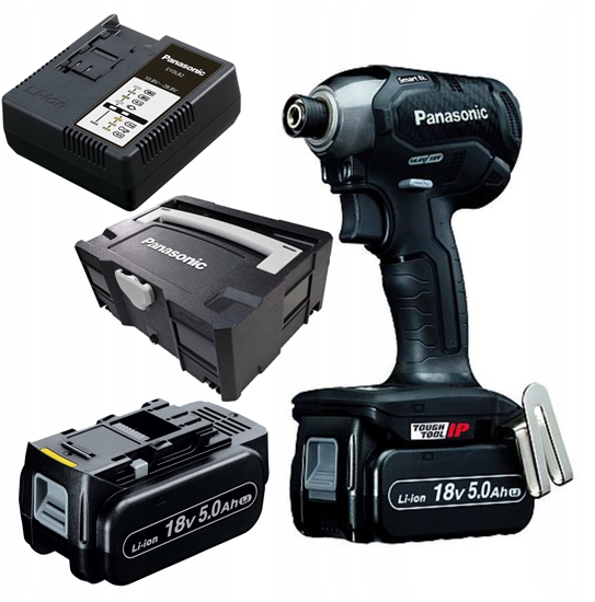 Изображение Zakrtarka udarowa 18V Panasonic EY76A1+ Systainer + 2x 5.0Ah + adowarka