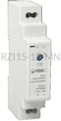 Изображение Zasilacz impulsowy moduowy 90-264 V AC 12 V DC 1,25 A moc 15 W 2617004 RZI15-12-MN