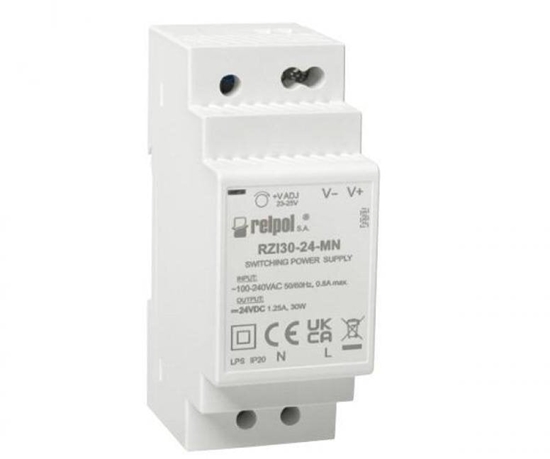 Picture of Zasilacz impulsowy moduowy 90-264 V AC 24 V DC 1,25A moc 30W 2617007 RZI30-24-MN