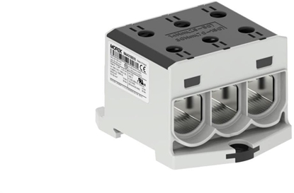 Picture of MOREK Zczka OTL150-3 kolor czarny 3xAl/Cu 25-150mm2 1000V AC / 1500V DC Zacisk uniwersalny MAA3150S10