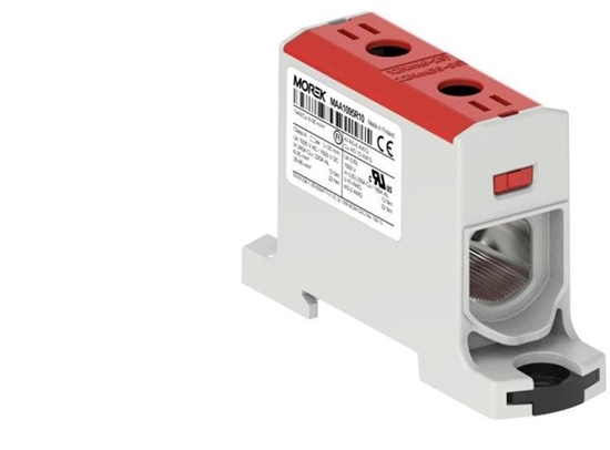 Picture of MOREK Zczka OTL95 kolor czerwony 1xAl/Cu 6-95mm2 1000V AC / 1500V DC Zacisk uniwersalny MAA1095R10