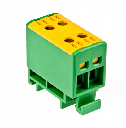 Attēls no Zczka szynowa jednopolowa Zgx 2x16mm2 óto-zielona (Al/Cu) ENE-00462