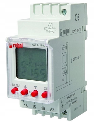 Picture of Zegar cyfrowy tygodniowy RWT-TPD1 2617228