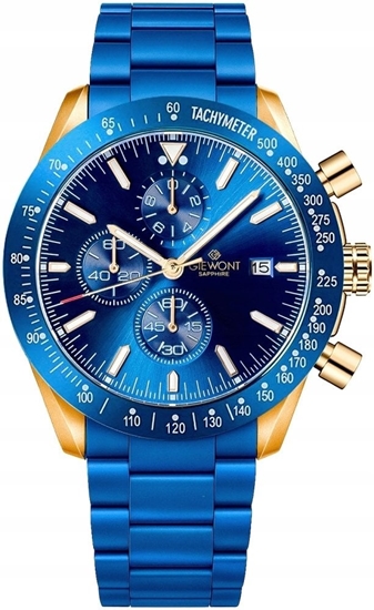 Picture of Zegarek Giewont Zegarek Mski Chronograph Sapphire Niebiesko Miedziany GW8720-B5