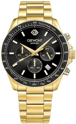 Изображение Zegarek Giewont Zegarek Mski Chronograph Sapphire Zoto Czarny GW3520-B4