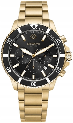 Изображение Zegarek Giewont Zegarek Mski Chronograph Sapphire Zoto Czarny GW3970-B7