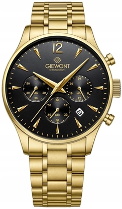Изображение Zegarek Giewont Zegarek Mski Chronograph Sapphire Zoto Czarny GW6310-B4