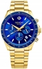 Изображение Giewont Chronograph Sapphire Men's Watch GW3520-B5 / gold/blue