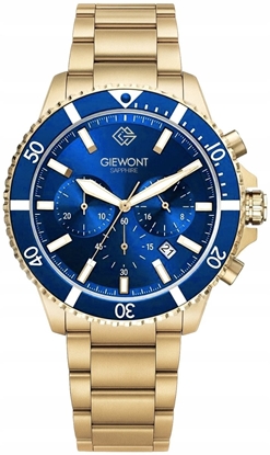 Изображение Zegarek Giewont Zegarek Mski Chronograph Sapphire Zoto Niebieski GW3970-B6