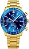Изображение Giewont Chronograph Sapphire Men's Watch / gold-blue