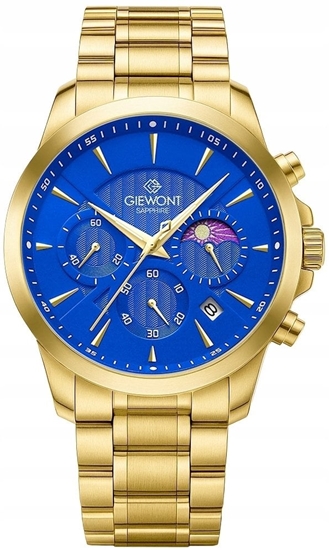 Picture of Zegarek Giewont Zegarek Mski Chronograph Sapphire Zoto Niebieski GW9460-B5