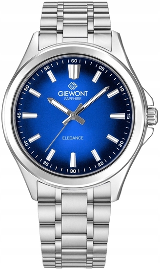 Изображение Zegarek Giewont Zegarek Mski Elegance Sapphire Srebrno Niebieski GW5160-B3