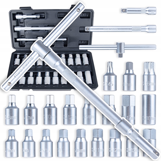 Picture of Zestaw kluczy do korków oleju 23szt (10)